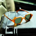 monture solaire homme femme LGR zanzibar explorer octogonale ecaille miel avec coque