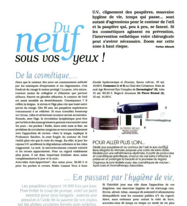 House of eyewear - presse Côté beauté