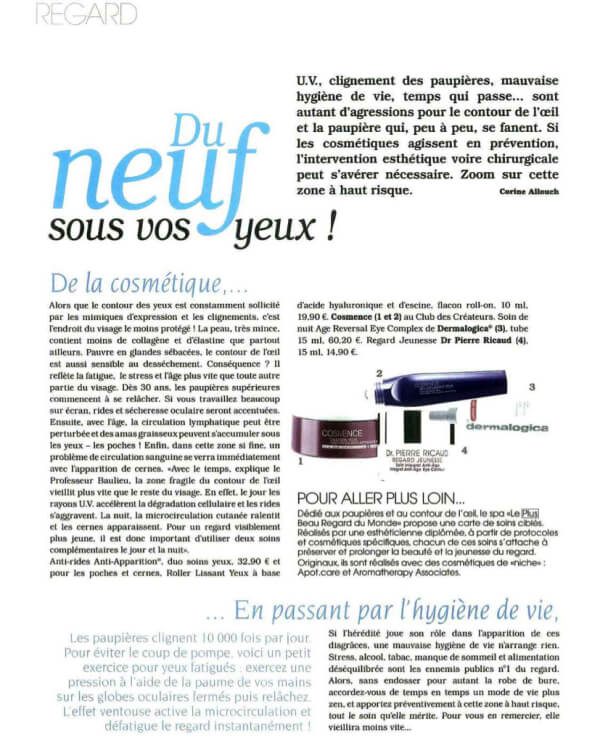 House of eyewear - presse Côté beauté