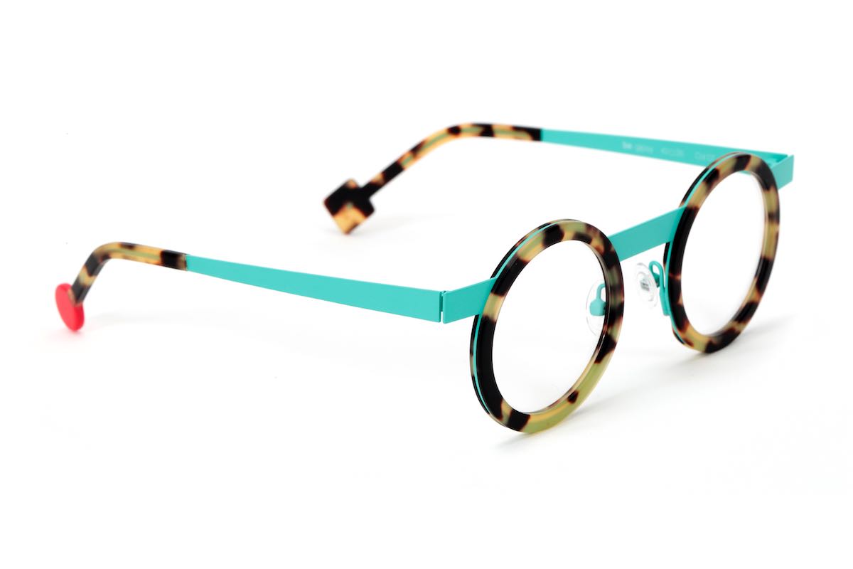 monture optique homme femme Sabine Be combine metal turquoise acetate ecaille Be gipsy