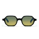 monture lunette créateur zanzibar lgr hexagonale noir acétate originale solaire