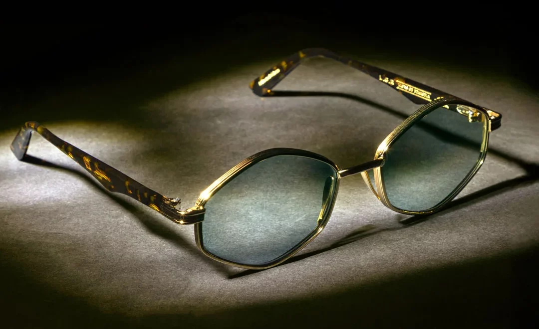 monture solaire homme femme LGR lions of ethiopia tigray gold ecaille verres bleu