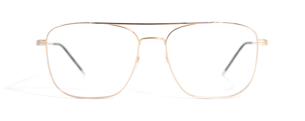monture optique homme femme gotti dickens metal pilote gold