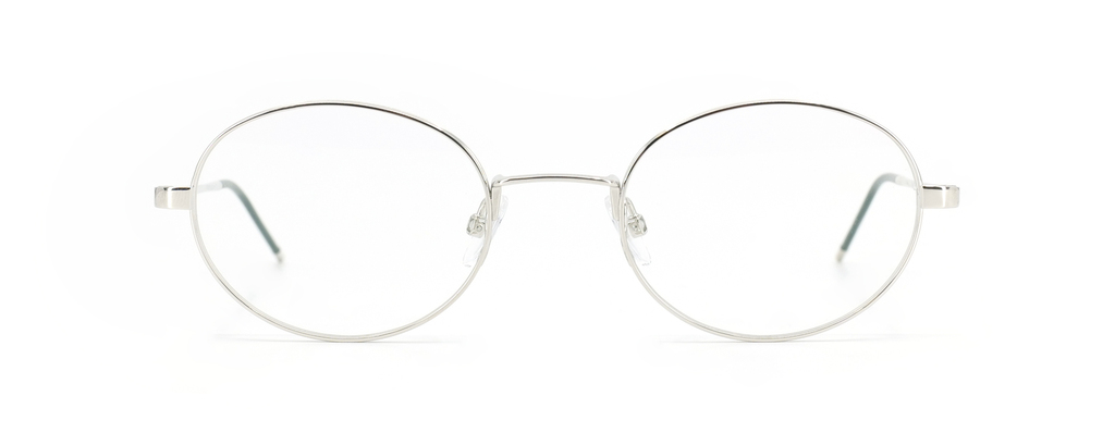 monture optique homme femme gotti adesso metal oval silver