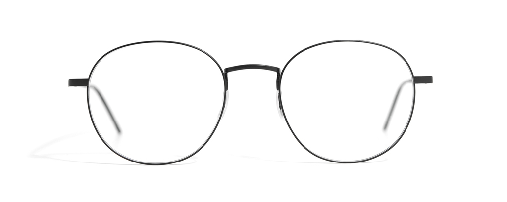 monture optique homme femme gotti dale metal ronde noire