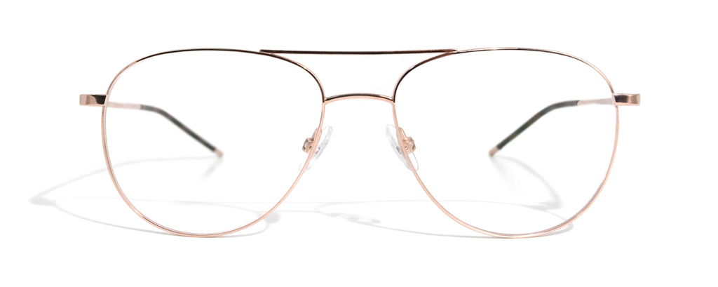monture optique homme femme gotti damien metal pilote gold