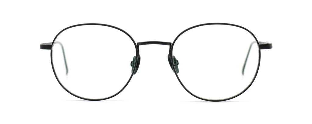 monture optique homme femme gotti dorsay metal ronde noir