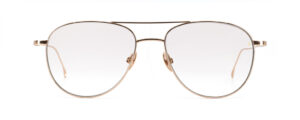 Lunettes Gotti Precious Objects PO 03 rose gold en titane vue de face – monture suisse élégante chez The House of Eyewear opticien Gotti Paris 1er