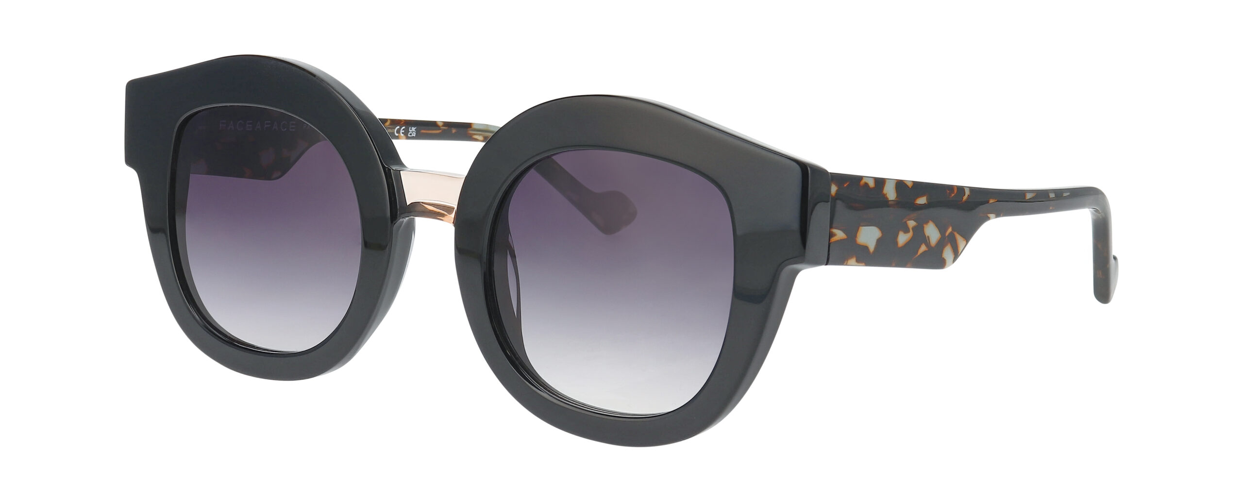 Face à Face FLOW 1 solaire noire trois-quarts