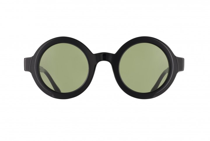 Lunettes de soleil Massada PIERCED HEMISPHERE Black Green face