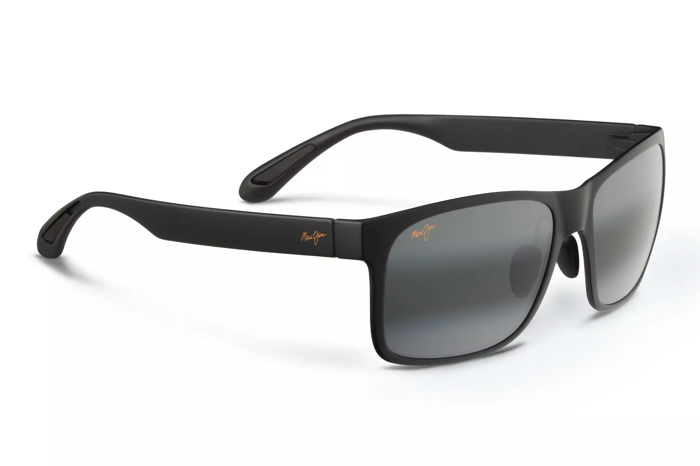 Monture Maui Jim Red Sands noire à branches antidérapantes et verres polarisés – The House of Eyewear Paris